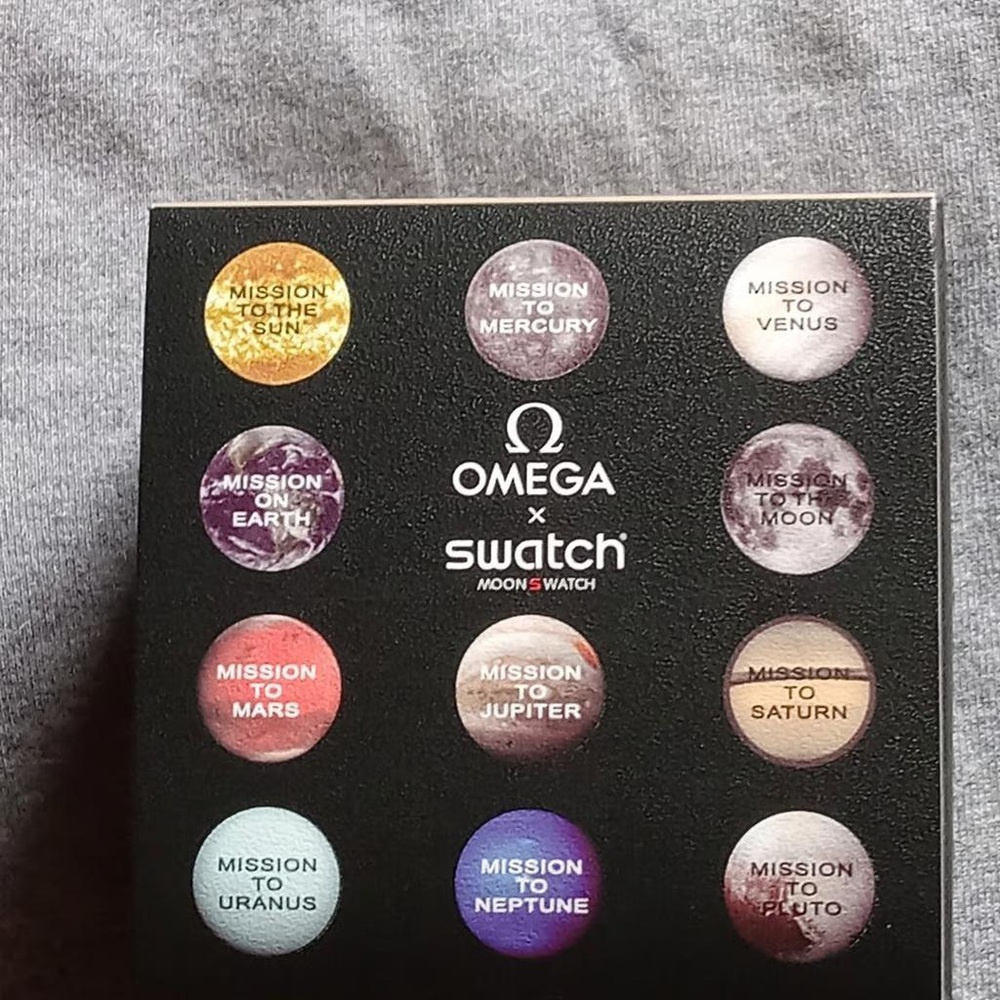 Swatch X Omega Bioceramic watch